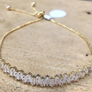 One Size Fits All Easy on Off Lariat Bracelet